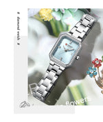 Relógio de Pulso Feminino CURREN Elegante Quartzo Luxo
