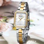 Relógio de Pulso Feminino CURREN Elegante Quartzo Luxo