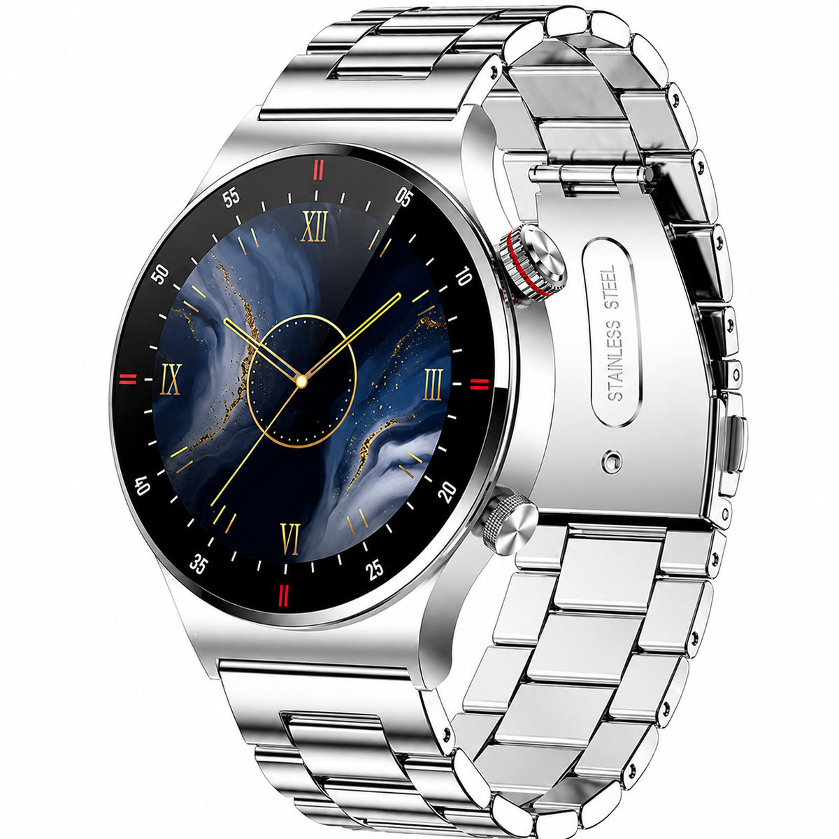 Smartwatch LIGE GPS — Tela AMOLED, Monitor Cardíaco, Bluetooth