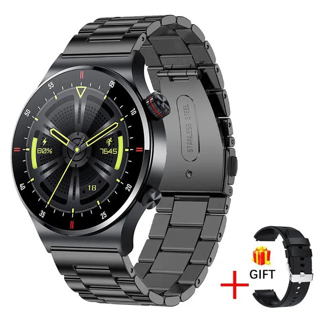 Smartwatch LIGE GPS — Tela AMOLED, Monitor Cardíaco, Bluetooth