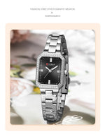 Relógio de Pulso Feminino CURREN Elegante Quartzo Luxo