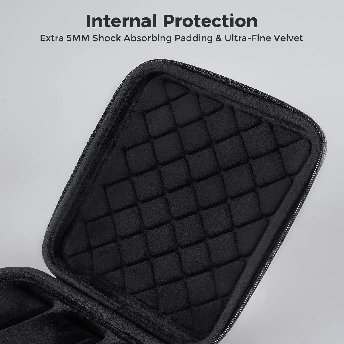 Travel Watch Case,6 Slots Hard Shell Storage Box for Watch Bracelet Accessories, Zippered Organizer Bag Valentine's Gift for Men